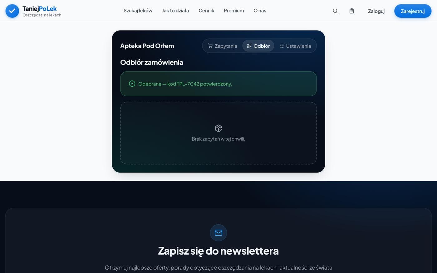 Pacjent przychodzi z kodem