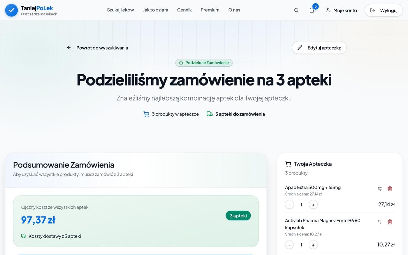 Porównaj koszyk